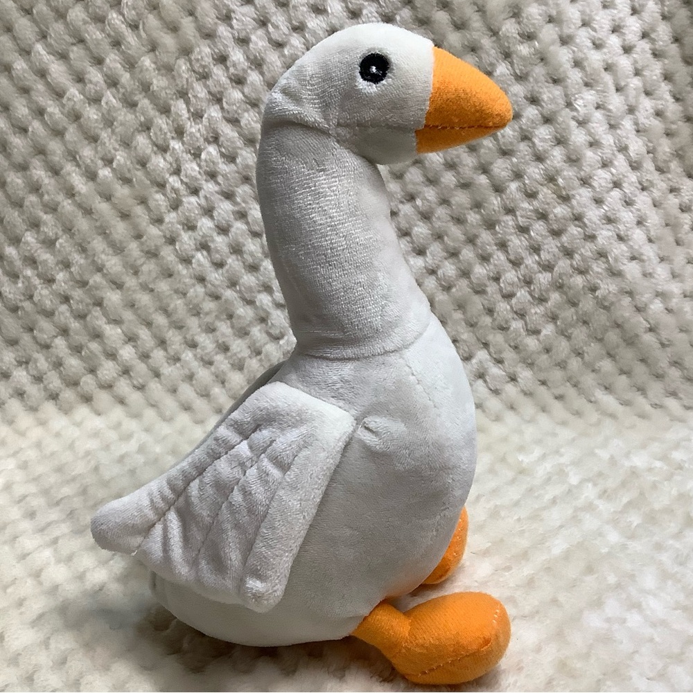 JYSK Plush Goose Stuffed Animal Duck Toy Embroidered Eyes